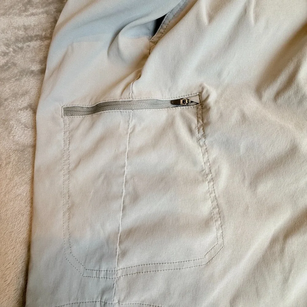 Weatherproof Vintage‎ Men's Cargo Shorts Size 36 Gray Stretch Performance Nylon